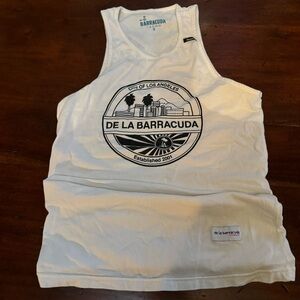 De La Barracuda White Tank Top
